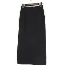 ニナリッチ NINA RICCI スカート ロングスカート サマーウール サイドスリット M 9 黒 ブラック のサムネイル