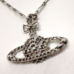 【10%割引中】【ヴィヴィアンウエストウッド】シルバーネックレス ロゴ
