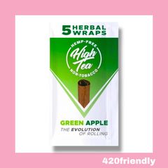 420friendly "High Tea" - Blunt Wraps / 大人にも人気のHigh Tea！自分で巻く 愛好家 420friendlyおすすめ (グリーンアップル)