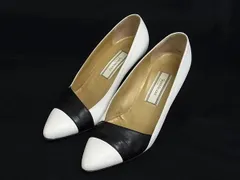 ■美品■ GIANNI VERSACE ジャンニ ヴェルサーチ レザー ヒール パンプス サイズ34 1/2(約21.5cm) 靴 シューズ ホワイト系 DK5319のサムネイル