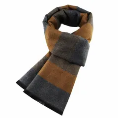 マフラー メンズ ストール 厚手 ボーダー モコモコ ストール ボリューム 暖かい ジャガード織り ビジカジtianshuai01