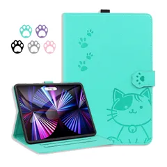 新品 【 YIMASE Lenovo Tab M9 ケース 】 Lenovo Tab M9 カバー は手触りが快適です Lenovo Tab M9 TB-310FU ケース 手帳型 新鮮でかわいい猫のプリント Lenovo M9 ケース 9.0インチ Leno