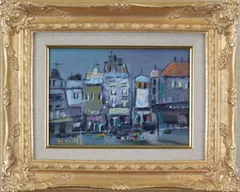 絵画 油絵 真作 若林茂佳 若林成佳 「ラマルティール街」 絵画 油絵 真作 若林茂佳 若林成佳 「ラマルティール街」 - メルカリ