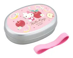 オーエスケー（OSK) 子供用 アルミ 弁当箱 M 350ml ハローキティ フルーツ KTF ランチベルト 仕切付き 日本製 AL-5 