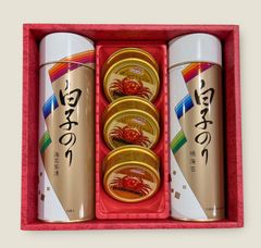 白子のり カニ缶 ギフトセット