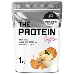 プロテイン クッキー&クリーム風味 1kg ザプロ THE PROTEIN ホエイプロテイン 美味しい ダイエット 女性 男性 プロテインダイエット 甘すぎない 高たんぱく 送料無料