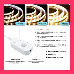 【スタッフおすすめ！】Ｌａｓｏｌｌ LEDテープライト ストリップライト 電球色 3ｍ 非防水 人感 明暗 センサー付き 無段階調光 高輝度 間接照明 USB給電式 両面テープ 切断可能 取付簡単 雰囲気作り 廊下 玄関 台所 店舗 ドア