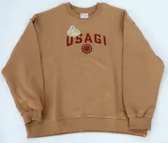 【中古】アウターウェア うさぎ ゆるトレーナー ブラウン Sサイズ 「ちいかわ なんか小さくてかわいいやつ×C・O・L・Z・A」