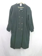 ◇ ⊇ SM2 サマンサ モスモス ウール混 長袖 ノーカラーコート サイズF ブラック レディース E  【1503310001617】