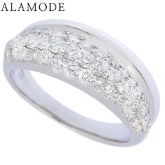 D1.00 ダイヤモンド リング K18 ホワイトゴールド WG リング・指輪  