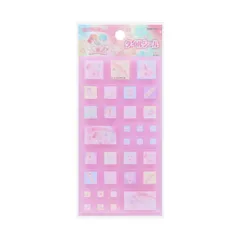 【メール便】リトルツインスターズ キキ＆ララ シールシート タイルシール ゆめかわ！ サンリオ サンスター文具 デコレーション キャラクター グッズ 