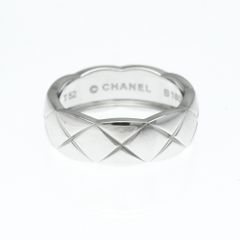 シャネル(Chanel) ココクラッシュ リングミディアムサイズ K18ホワイトゴールド(K18WG) ファッション 無し バンドリング シルバーのサムネイル