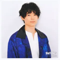 【中古】生写真(ジャニーズ) SixTONES/松村北斗/サイズ(89×89)/「Johnny’s Countdown 2021-2022 ジャンボうちわ」ましかくフォト