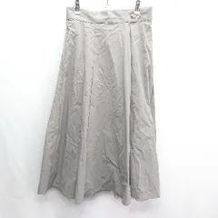 ◇ any SiS エニィスィス ロング丈 フレア スカート サイズ4 グレー レディース E  【1408060050062】