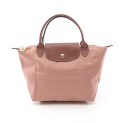 ロンシャン Longchamp ハンドバッグ ル プリアージュ オリジナル S L1621089P96 ピンクティー キャンバス レザー ル プリアージュオリジナル S トップハンドルバッグ