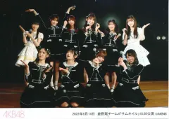 【中古】生写真(AKB48・SKE48) AKB48/集合(10人)/横型・2022年6月14日 倉野尾チーム4「サムネイル」18：30公演・2Lサイズ/AKB48劇場公演記念集合生写真