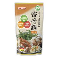 マルサン あっさり醤油味の寄せ鍋スープ 600g