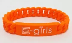 【中古】アクセサリー(非金属)(女性) [単品] E-girls(オレンジ) 会場限定ゴムブレス 「E-girls LIVE TOUR 2014 “COLORFUL LAND”」