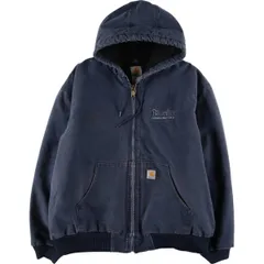 古着 ビッグサイズ カーハート Carhartt アクティブジャケット ダックフルジップパーカー USA製 メンズXXXL相当/eaa541674