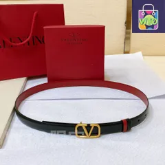 【今日特価】VALENTINO GARAVANI ヴァレンティーノ ガラヴァーニ VLOGO SIGNATURE レザーベルト
