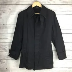 訳あり特価★HIGH STREET/ハイストリート/トルネードマート★ステンカラーコート/トレンチコート　サイズM　黒　トルマ　管NO. L01<sale>のサムネイル
