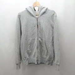 【美品】レミレリーフ　アパルトモン　ロゴ　パーカー　ダメージ加工　グレー 美品】レミレリーフ アパルトモン ロゴ パーカー ダメージ加工