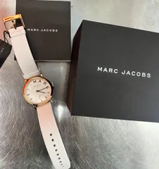 Marc by Marc Jacobs　MBM1283 Baker Watch マークバイマークジェイコブス　時計/ベイカー/MBM1283/ホワイト×ホワイトレザー【ジャンク】