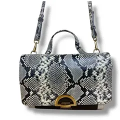 Via Repubblica パイソン 2wayショルダーバッグ　★ ■■