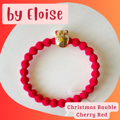 ヘアアクセサリー【Christmas Bauble / Cherry Red】　by Eloise / バイエロイーズ
