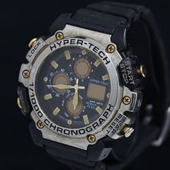 Seiko QZ Alba Hypertech V063-7010 Digital-Analog Black Dial Men's Watch YUM 2000000 NSK