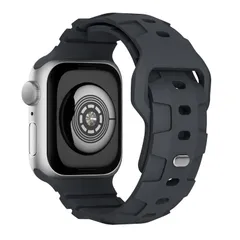 コンパチブル Apple watch バンド 49mm 45mm 44mm 42mm 交換用 シリコンバンド アップルウォッチベルト スポーツバンド 長さ調整可能 シリコン製 柔らかい 通気 防汗 iWatch Series Ultra/8/7/se/6/5/