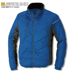 防寒ブルゾン 桑和 44603 ロイヤルブルー 防寒服 メンズ 秋冬 防寒着 ジャンバー ジャンパー ジャケット 防風 ストレッチ 撥水 反射材 作業服 デオドラント ニオイ軽減 カジュアル アウトドア G.GROUND SOWA ソーワ 『S-4L』