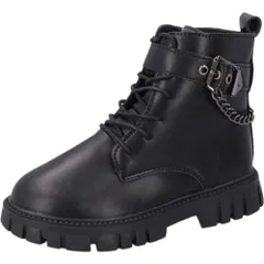 ☆ ブラック×Bタイプ ☆ 29(18cm) ☆ キッズ ブーツ pkxnd7702 キッズ ブーツ 女の子 ショートブーツ ショート ローヒール ローシューズ 子供靴 靴 子供ブーツ フォーマル靴 フォーマルシューズ ひも 紐 ベルト ショート丈 フォーマル