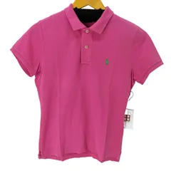 ラルフローレン RALPH LAUREN THE SKINNY POLO スモールポニー刺繍S/Sポロシャツ レディース import：XL 