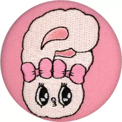 【中古】バッジ・ビンズ リボンバニーA 「エスターバニー 刺繍缶バッジ」