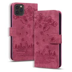 【特価商品】用カバー iPhone11Pro Pro ケース ケース 油絵デザイン ヴィンテージカラー ケース 快適な質感 Pro 財布型 iPhone11pro iPhone11 スマホケース さくら柄 カード収納あり 使う便利性 アイホン11プロ 全面保護