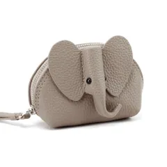 ☆ グレー ☆ コインケース 小銭入れ ミニ財布 ポーチ かわいい bjkoinc130 コインケース キーケース 財布 お財布 ポーチ ミニ財布 ミニ 本革 レザー ウォレット 小物入れ レディース 動物 大人 子供 かわいい 高見え 上質