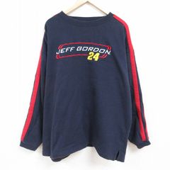 90s USA製 NASCAR Jeff Gordon ロンT L ナス紺 - メルカリ