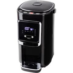 ANABAS 電気ポット 5L 大容量 ポット 保温付き 温度調節機能 マイコン式 空焚き防止 チャイルドロック機能 ブラック BP-5000K