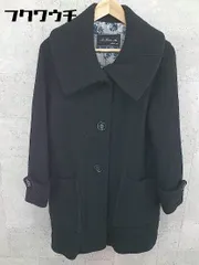 ■ AS KNOW AS アズノゥアズ コート ブラック レディース  【1101250015628】