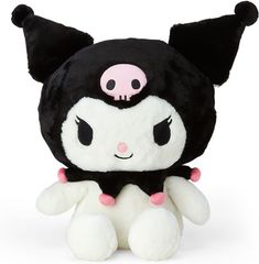 サンリオ(SANRIO) サンリオ ぬいぐるみLL クロミ クロミちゃん kuromi 50×42×30cm スタンダードドール キャラクター 230723 SANRIO