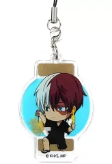 【中古】雑貨 轟焦凍 アクリルストラップ 「僕のヒーローアカデミア キャラポップストア」 梅雨ちゃんの友達いっぱい福引きガラポンPlus!! 3等 独特な燃え方ね変賞