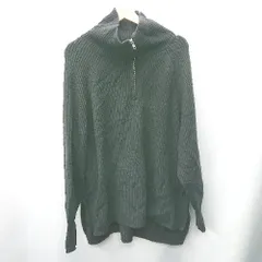 ◇ ⊇ Simplicite シンプリシテェ ハイネック 長袖 ニット サイズM ブラック レディース E  【1409240000839】