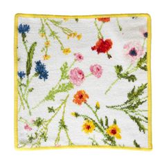 FEILER フェイラー ハンカチタオル フラワーメドウ Flower meadow 105 yellow 30cm ギフト 誕生日ギフト 出産祝い