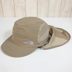 【Unisex L ベージュ系】 The North Face ( ザ・ノースフェイス ) ランシールド キャップ Run Shield Cap ナイロン NN02377 Asian Unisex  着脱式サンシェード  キャップ ヘッドウェア