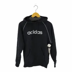 アディダス adidas ロゴプリントフーディー メンズ import：M 