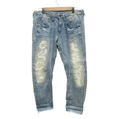 G-STAR RAW(ジースターロゥ) ジーンズ サイズ26/30 レディース - ライトブルー フルレングス/ダメージ加工