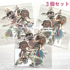 【３個セット】スプラトゥーン３ サイド・オーダー ダイカットステッカー Splatoon3 ／ 任天堂グッズ