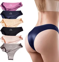 CM Tech ショーツ レディース 6枚組 ブラジリアンカット シームレス 可愛い下着 高通気性 伸縮性 パンツ( A Style,  XL)