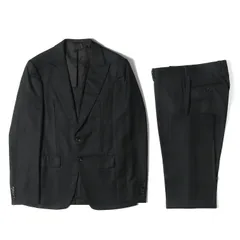 BEAMS ビームス ウール 2B テーラードジャケット / スラックスパンツ / セットアップ スーツ International Gallery ブラック 46 黒 ビジネス フォーマルのサムネイル